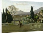 The Gardens of the Villa d'Este, Tivoli, 1843 by Jean Baptiste Camille Corot