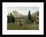 The Gardens of the Villa d'Este, Tivoli, 1843 by Jean Baptiste Camille Corot