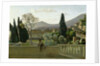 The Gardens of the Villa d'Este, Tivoli, 1843 by Jean Baptiste Camille Corot