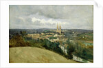 General View of the Town of Saint-Lo, c.1833 by Jean Baptiste Camille Corot
