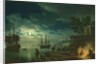 Night: A Port in the Moonlight, 1771 by Claude Joseph Vernet