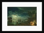 Night: A Port in the Moonlight, 1771 by Claude Joseph Vernet