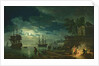 Night: A Port in the Moonlight, 1771 by Claude Joseph Vernet