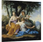 The Muses, Clio, Euterpe and Thalia, c.1652-55 by Eustache Le Sueur