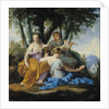 The Muses, Clio, Euterpe and Thalia, c.1652-55 by Eustache Le Sueur