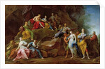 Orpheus in the Underworld reclaiming Eurydice, or The Music, 1763 by Jean II Restout