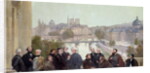 Fragment of the panorama of 'The History of the Century', with portraits of French artists and authors, 1889 by Henri & Stevens Alfred Gervex