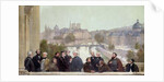 Fragment of the panorama of 'The History of the Century', with portraits of French artists and authors, 1889 by Henri & Stevens Alfred Gervex
