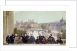 Fragment of the panorama of 'The History of the Century', with portraits of French artists and authors, 1889 by Henri & Stevens Alfred Gervex