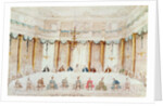 Festive Dinner Given to Celebrate the Marriage of Armand Duke of Polignac to the Baroness Idalia of Neukirchen at Villa Gradenigo, Carpenedo, 1790 by Francesco Guardi