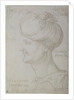 Head of Suleyman the Magnificent 1526 by Albrecht Dürer or Duerer