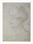 Head of Suleyman the Magnificent 1526 by Albrecht Dürer or Duerer