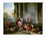 Christ Driving the Merchants from the Temple, c.1720-30 by Giovanni Paolo Pannini or Panini