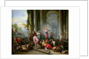 Christ Driving the Merchants from the Temple, c.1720-30 by Giovanni Paolo Pannini or Panini