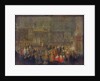 Coronation of Louis XV, 1735 by Jean-Baptiste Martin