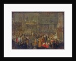 Coronation of Louis XV, 1735 by Jean-Baptiste Martin