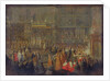 Coronation of Louis XV, 1735 by Jean-Baptiste Martin
