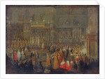 Coronation of Louis XV, 1735 by Jean-Baptiste Martin
