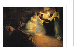 Young Girls at a Piano, 1906 by Gabriel Deluc