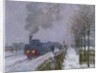 Train in the Snow or The Locomotive, 1875 by Claude Monet