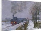 Train in the Snow or The Locomotive, 1875 by Claude Monet