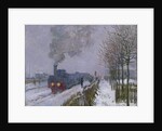 Train in the Snow or The Locomotive, 1875 by Claude Monet