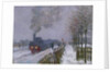 Train in the Snow or The Locomotive, 1875 by Claude Monet