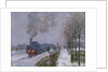 Train in the Snow or The Locomotive, 1875 by Claude Monet