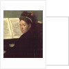 Mademoiselle Marie Dihau at the piano, c.1869-72 by Edgar Degas