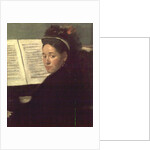 Mademoiselle Marie Dihau at the piano, c.1869-72 by Edgar Degas