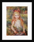 Little Girl Carrying Flowers, or The Little Gleaner, 1888 by Pierre Auguste Renoir
