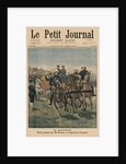 Military review by Paul Doumer, Governor General of French Indochina, and Emperor of Annam, Thanh Thai, in Hanoi by French School