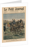 Military review by Paul Doumer, Governor General of French Indochina, and Emperor of Annam, Thanh Thai, in Hanoi by French School