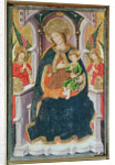 Virgin and Child with Angel Musicians by Master of Burgo de Osma