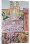 Spanish Steps and the Trinità dei Monti church, Rome, 1928 by Maurice Denis
