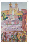 Spanish Steps and the Trinità dei Monti church, Rome, 1928 by Maurice Denis