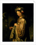 Saskia as Flora, 1634 by Rembrandt Harmensz. van Rijn