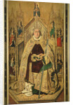 St. Dominic enthroned as Abbot of Silos, 1474 by (c.1435/40-1500) Bermejo