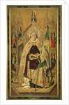 St. Dominic enthroned as Abbot of Silos, 1474 by (c.1435/40-1500) Bermejo