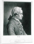 Portrait of Emmanuel Kant, German philosopher by French School