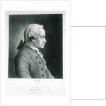 Portrait of Emmanuel Kant, German philosopher by French School