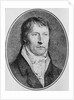Portrait of Georg Wilhelm Friedrich Hegel, German philosopher, engraved c.1825 by F.W. Bollinger by Johann Christian Xeller