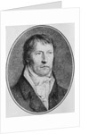 Portrait of Georg Wilhelm Friedrich Hegel, German philosopher, engraved c.1825 by F.W. Bollinger by Johann Christian Xeller