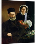 Portrait of Monsieur and Madame Auguste Manet, 1860 by Edouard Manet
