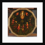 Confinement tray depicting the Triumph of Venus venerated by six legendary lovers: Achilles, Tristan, Lancelot, Samson, Paris and Troilus by Italian School