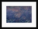 Waterlilies: Two Weeping Willows, centre left section, c.1915-26 by Claude Monet