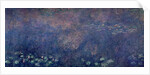 Waterlilies: Two Weeping Willows, centre left section, c.1915-26 by Claude Monet