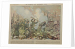 The Battle of Bourget, 1887 by French School