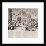 The disastrous experiment with paper money by John Law by Flemish School