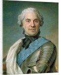 Portrait of Maurice Comte de Saxe by Maurice Quentin de la Tour